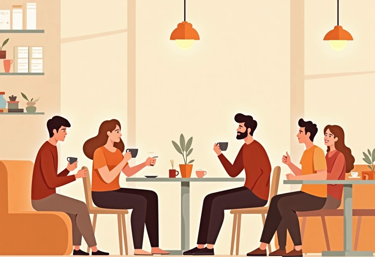 Comparing personal loans over coffee